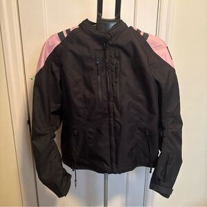 Viking Cycle  Black and Pink motorcycle jacket